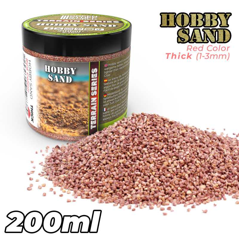 Thick Hobby Sand - Red 200ml (Green Stuff World)