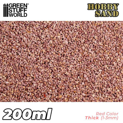 Thick Hobby Sand - Red 200ml (Green Stuff World)