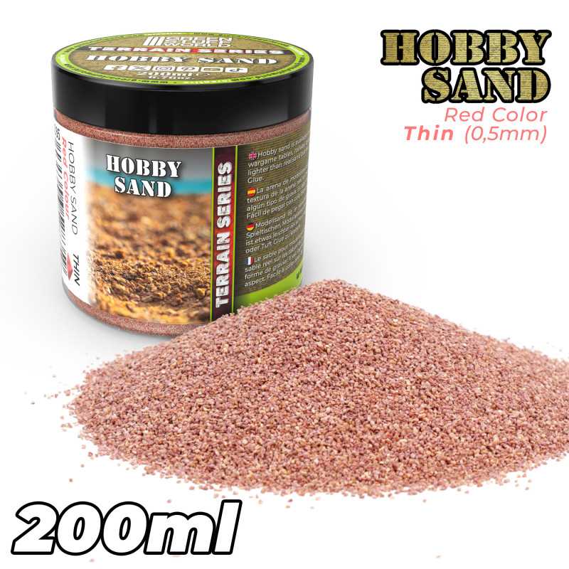 Thin Hobby Sand - Red 200ml (Green Stuff World)