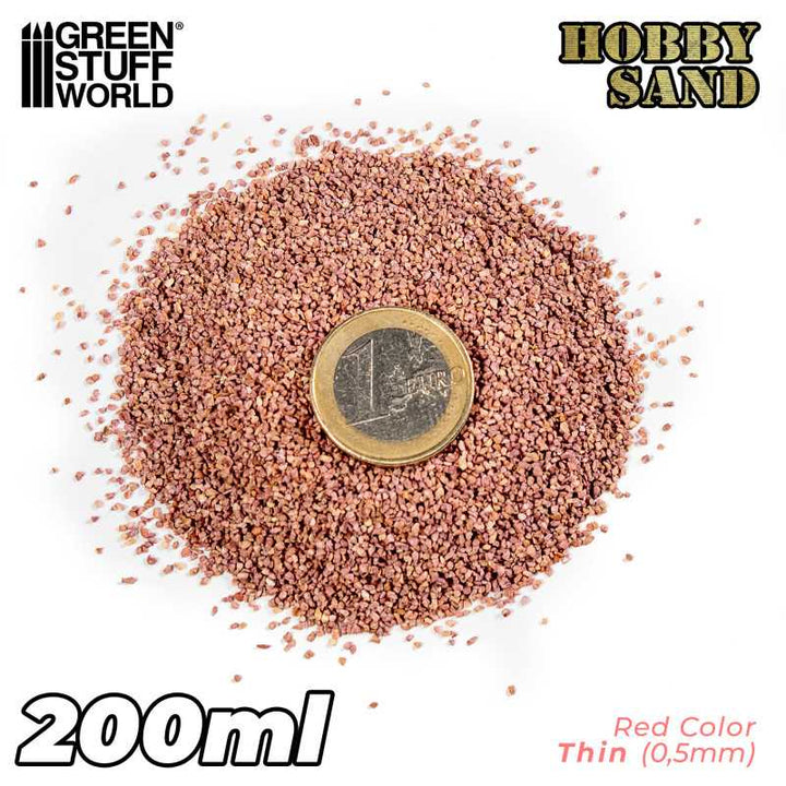 Thin Hobby Sand - Red 200ml (Green Stuff World)