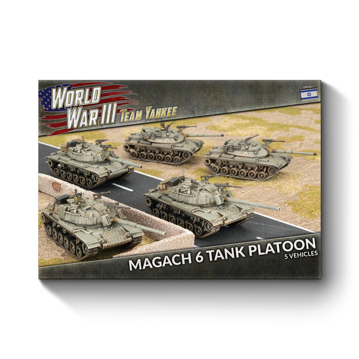 World War III: Team Yankee - Magach 6 (Blazer) Platoon (WWIII x5 Tanks Plastic) (TIBX11)