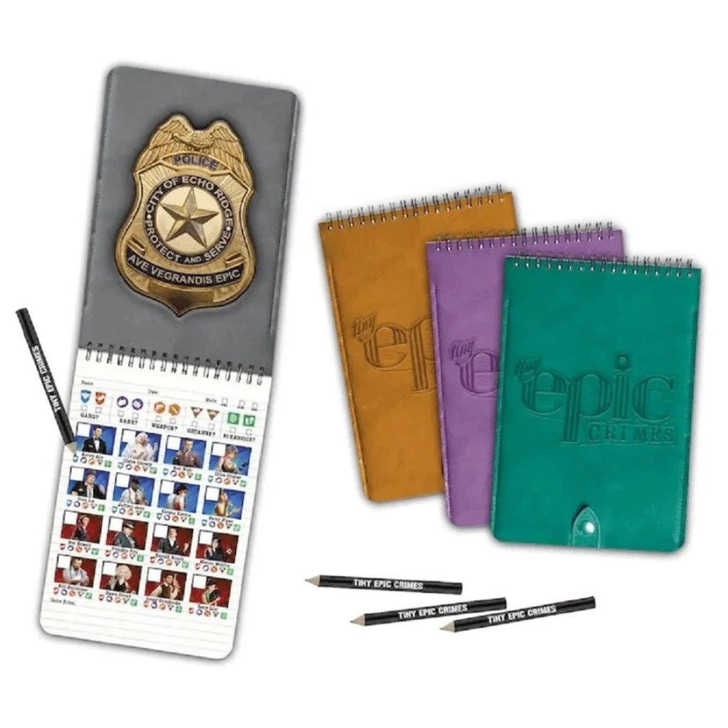 Tiny Epic Crimes: 4 Pack Detective Notebooks