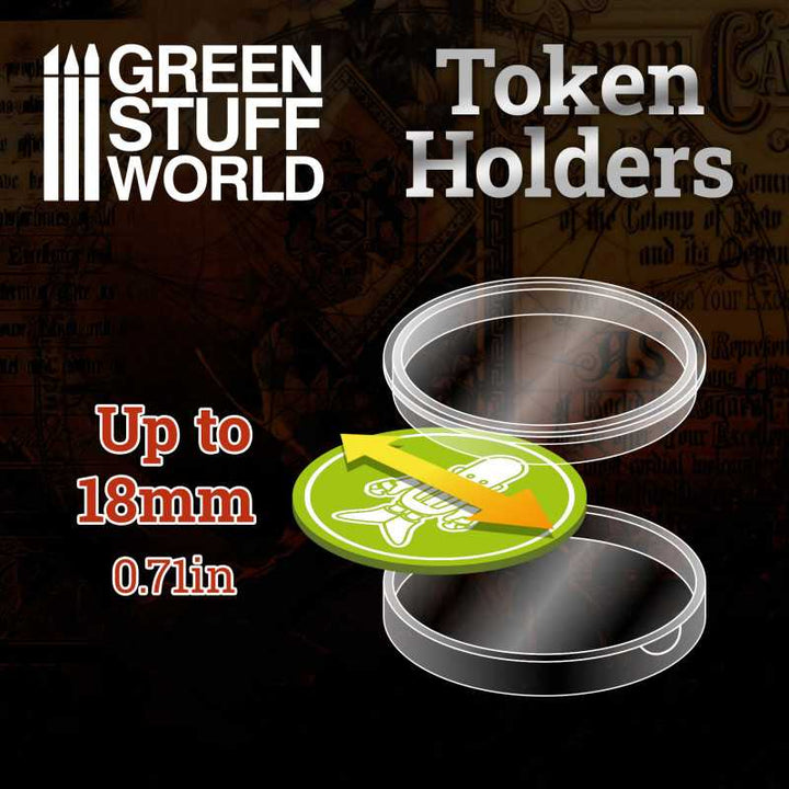 Token Holders 18mm (Green Stuff World)