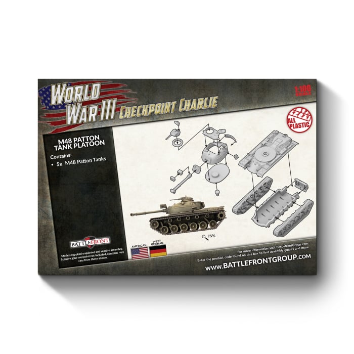 World War III: Checkpoint Charlie - M48 Patton Tank Platoon (TUBX23)