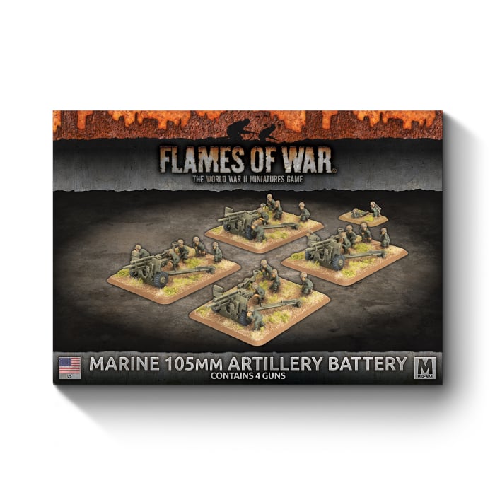 Flames of War: Marine 105mm Artillery Battery (UBX100)