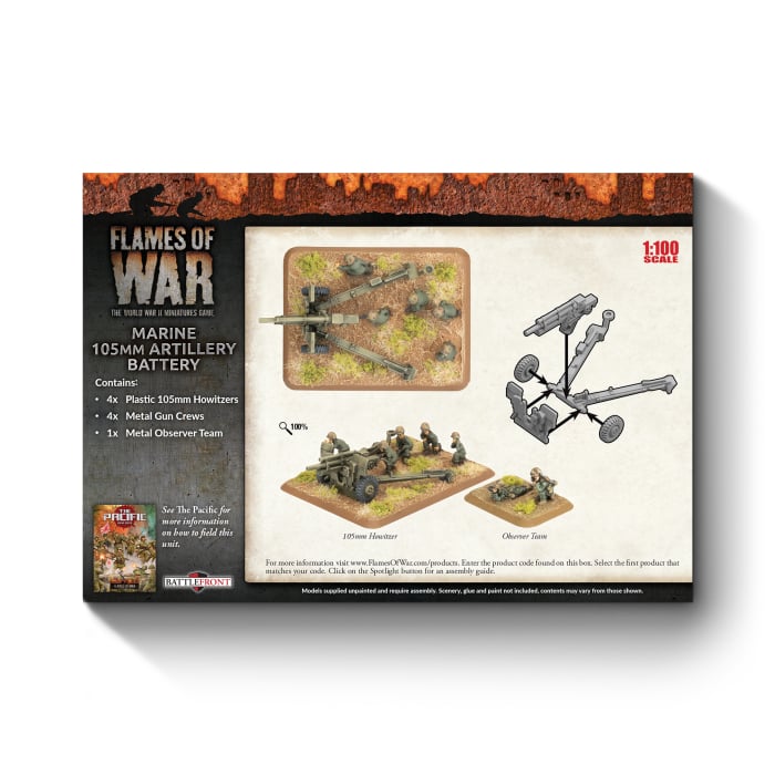 Flames of War: Marine 105mm Artillery Battery (UBX100)