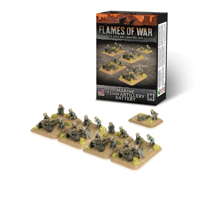 Flames of War: Marine 75mm Artillery Battery (UBX101)
