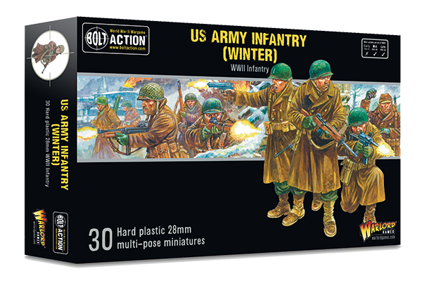 Bolt Action: US Army Infantry platoon (winter)