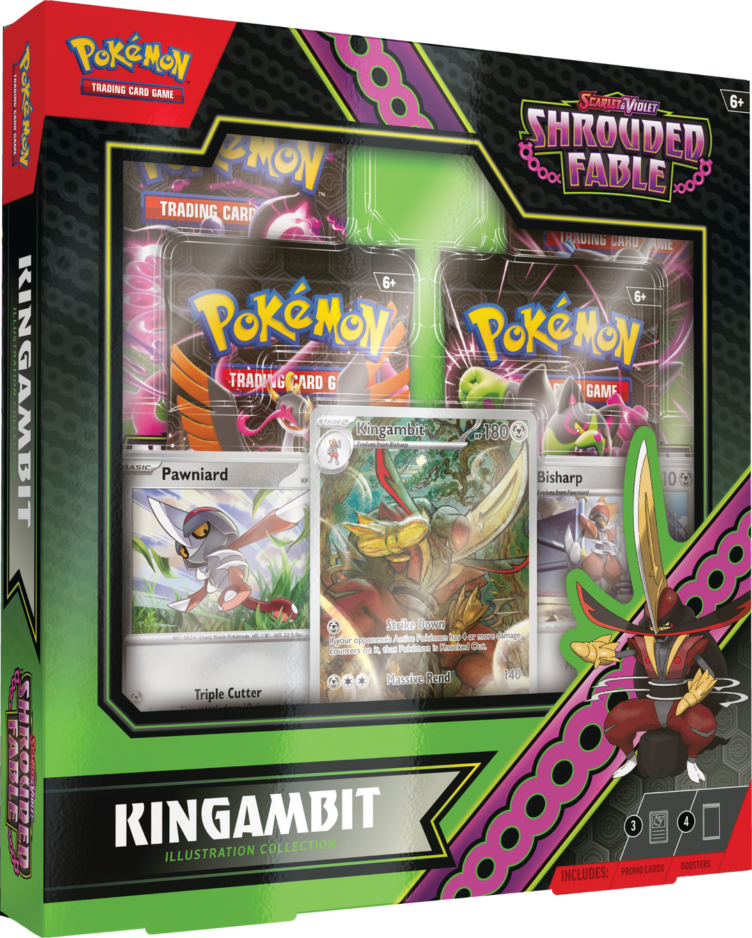 Pokemon TCG: SV6.5 Shrouded Fable - Kingambit Illustration Collection