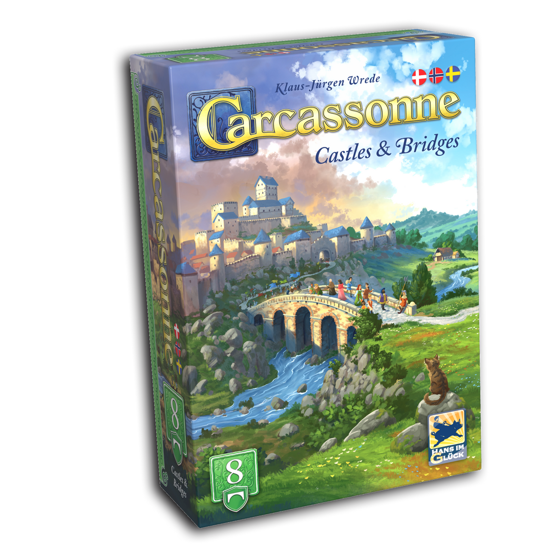 Carcassonne: Expansion 8 Castles & Bridges (2025) (nordisk)