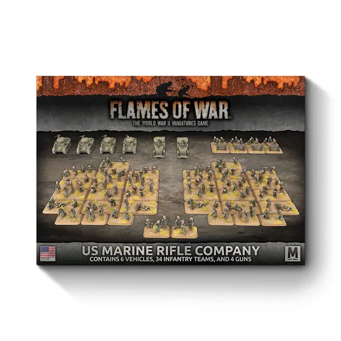 Flames of War: US Marine Rifle Company Army Deal (USAB15)