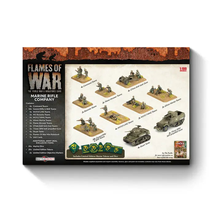 Flames of War: US Marine Rifle Company Army Deal (USAB15)