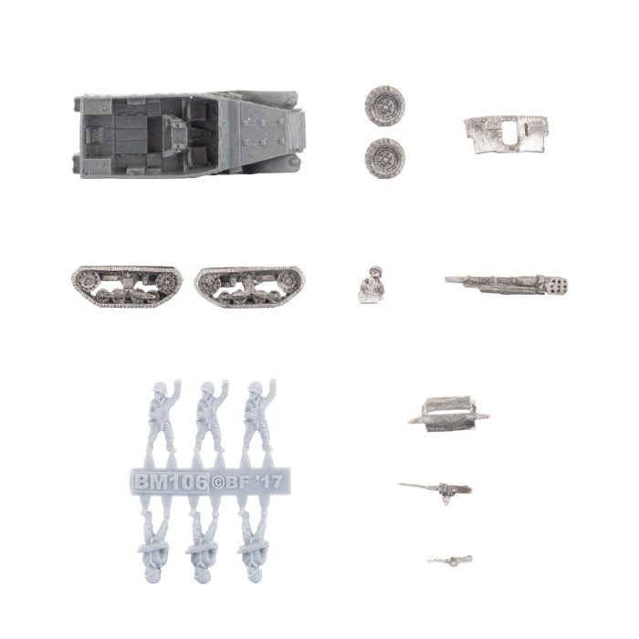 Flames of War: Marine 75mm SPM Self-propelled Gun Platoon (US103)