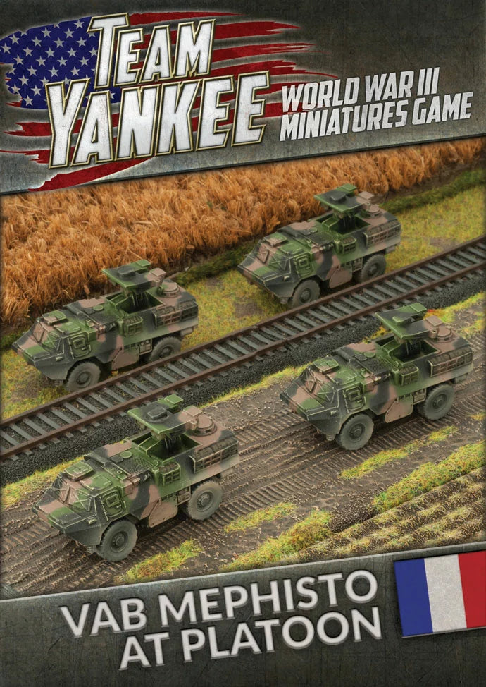 World War III: Team Yankee - VAB Mephisto Anti Tank Platoon (WWIII x4 Tanks) (TFBX04)