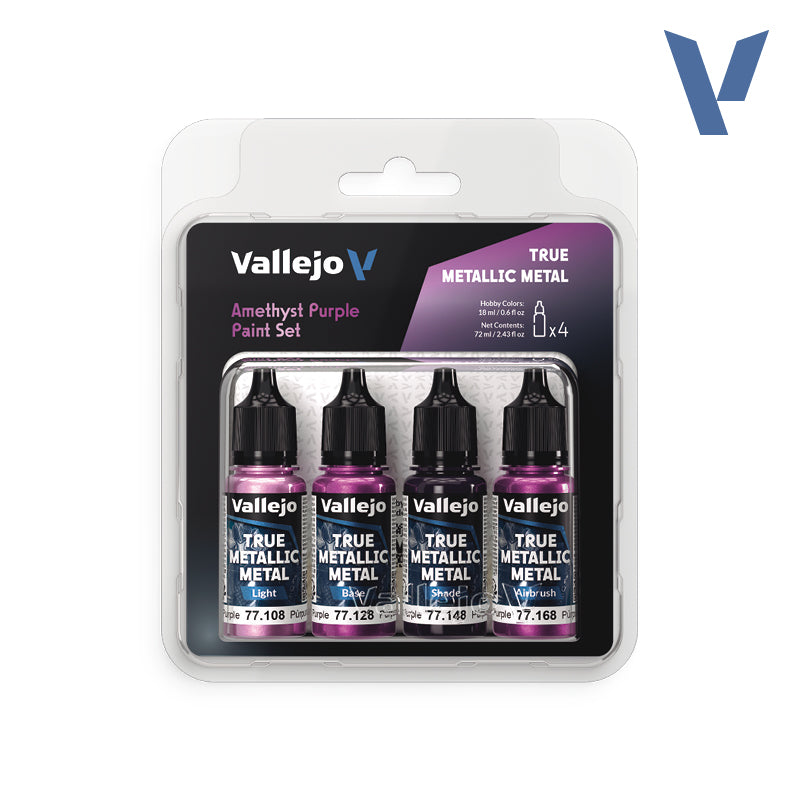 Vallejo True Metallic: Amethyst Purple Paint Set (77.255)