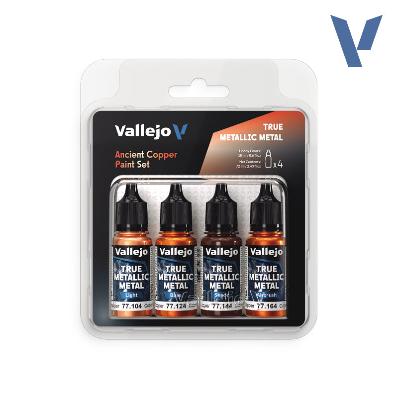Vallejo True Metallic: Ancient Copper Paint Set (77.253)