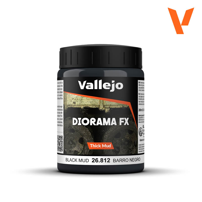 Vallejo Diorama FX: Black Thick Mud (26.812)