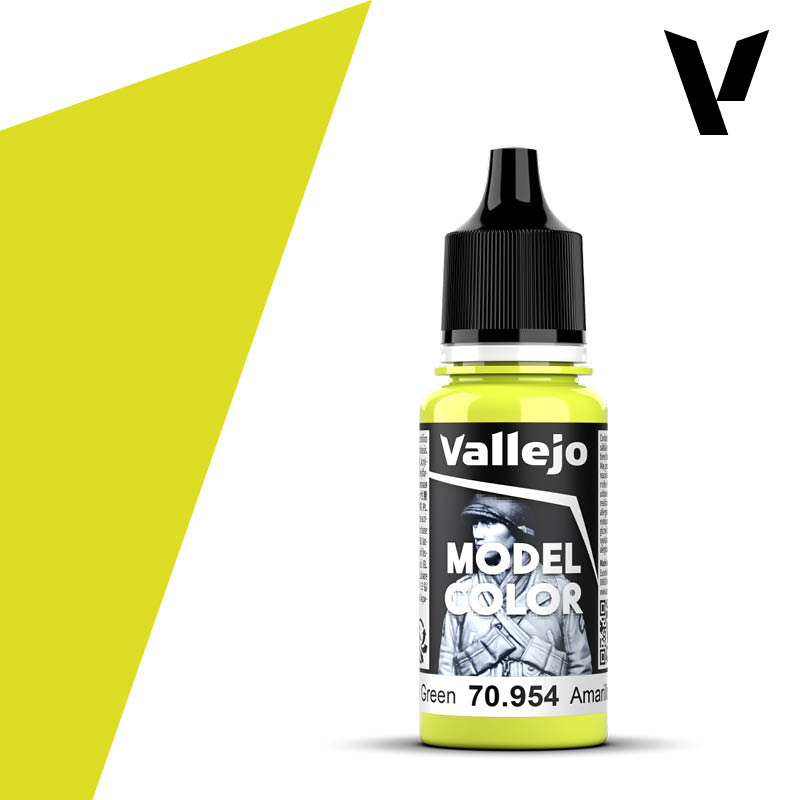 Vallejo Model Color: Yellow Green (70.954) (90)