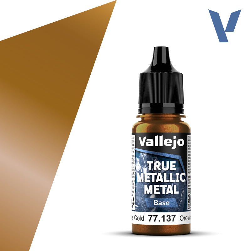 Vallejo True Metallic: Base - Arcane Gold (77.137)