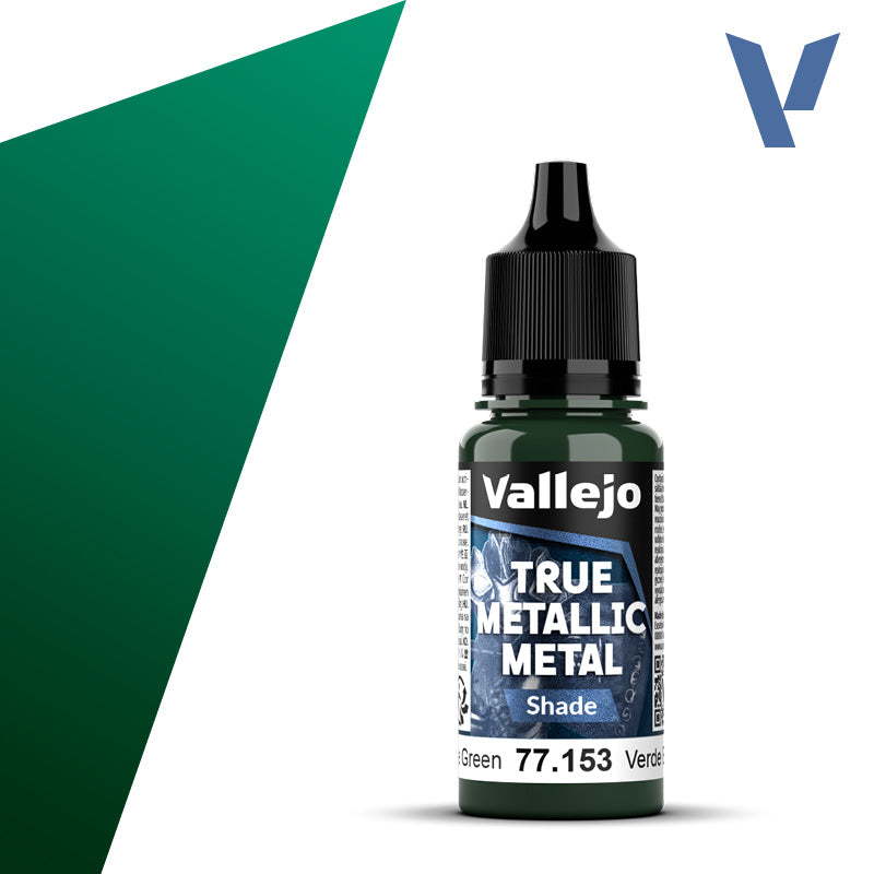 Vallejo True Metallic: Shade - Beetle Green (77.153)
