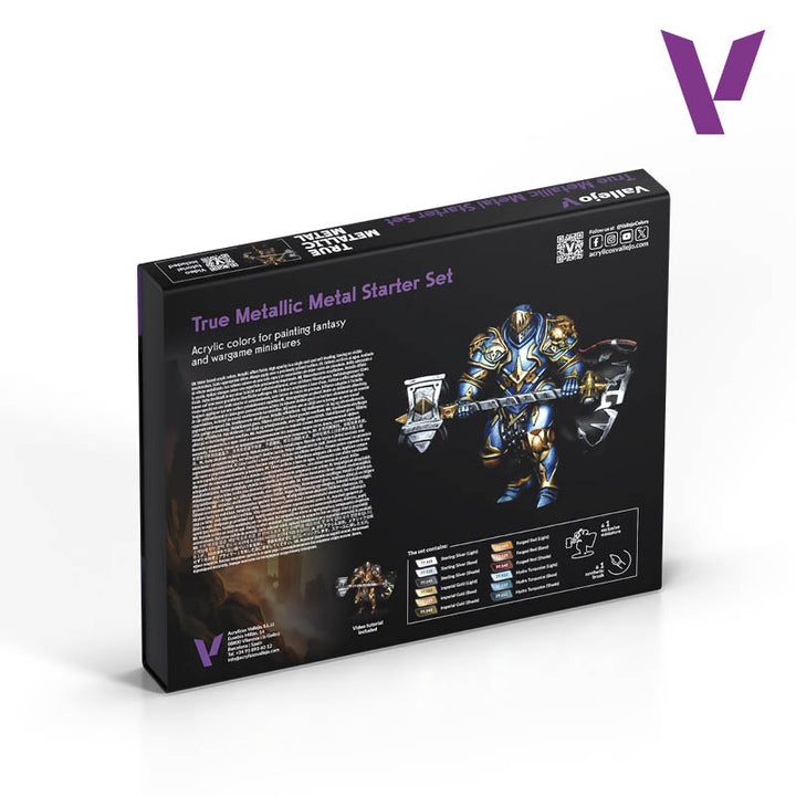 Vallejo: True Metallic Metal Starter Set (77.272)