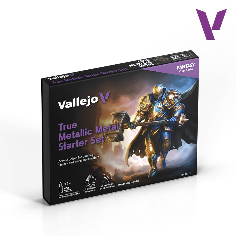 Vallejo: True Metallic Metal Starter Set (77.272)