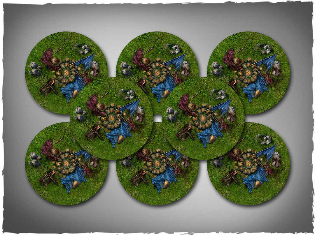 Warhammer Age of Sigmar: Objective markers - Battlefield (Deep-Cut Studio)