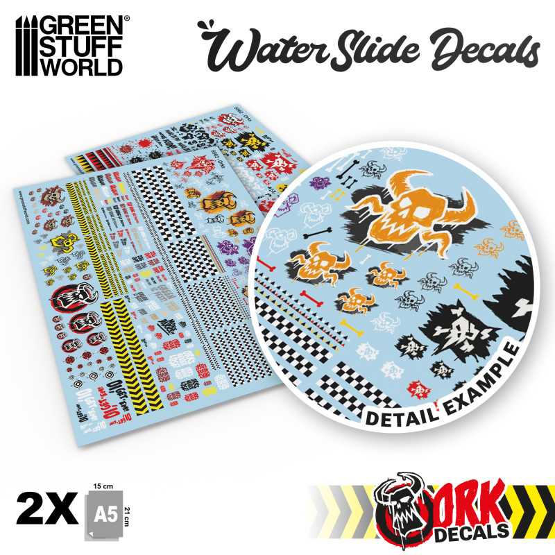 Waterslide Decals - Orcs (Green Stuff World)
