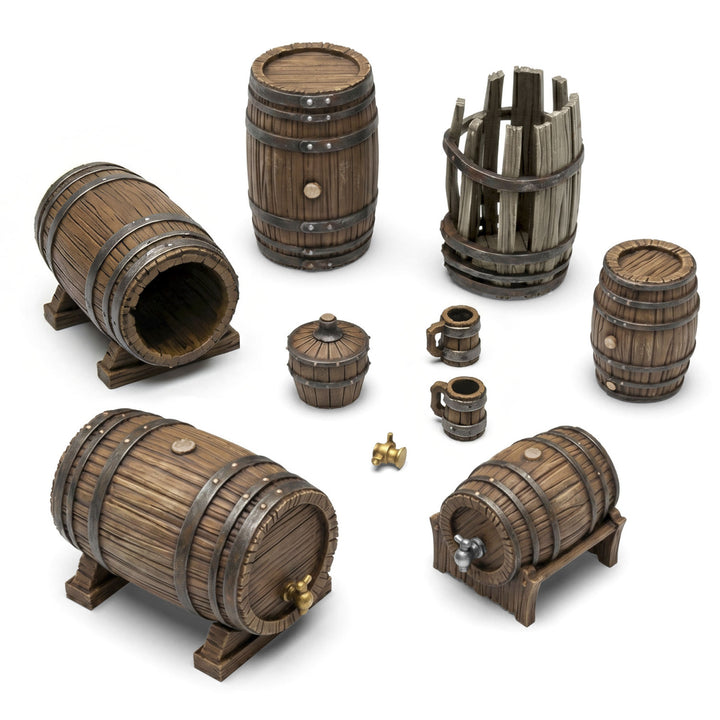 Wooden Barrels 1:35 (Green Stuff World)