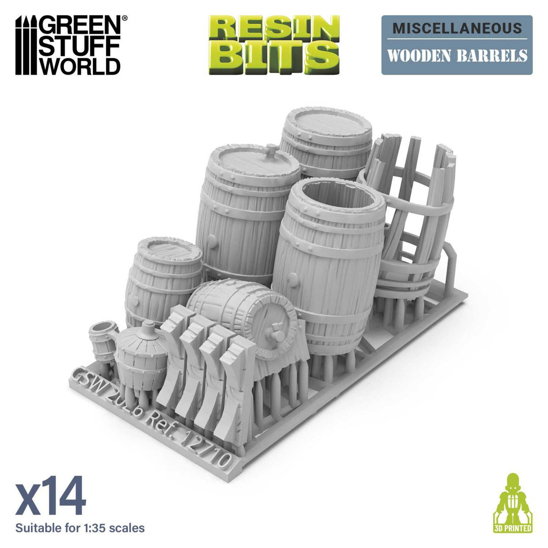 Wooden Barrels 1:35 (Green Stuff World)