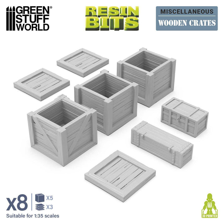 Wooden Crates 1:35 (Green Stuff World)