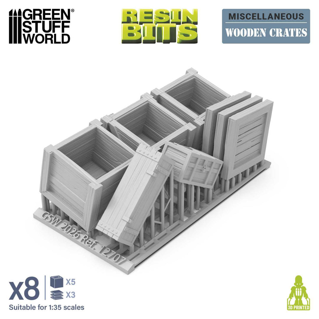 Wooden Crates 1:35 (Green Stuff World)