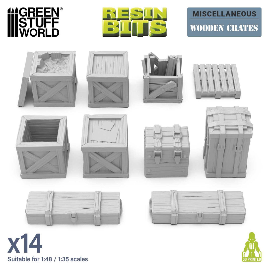 Wooden Crates 1:48 (Green Stuff World)