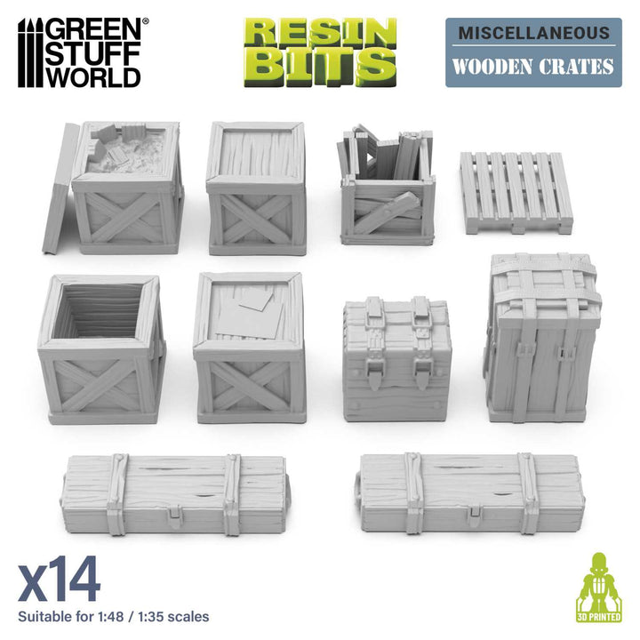 Wooden Crates 1:48 (Green Stuff World)