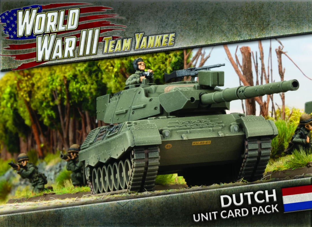 World War III: Team Yankee - Dutch Unit Card Pack (31x Cards) (WW3-09D)