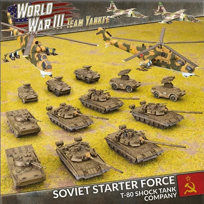 World War III: Team Yankee - Soviet Starter Force: T-80 Shock Tank Company (TSUAB04)