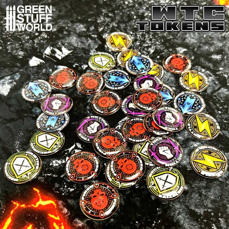 WTC Token Set Wh40k compatible – 10th Edition (Green Stuff World)