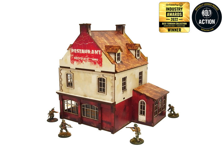 WW2 Normandy Restaurant Prepainted [28mm/1:56]