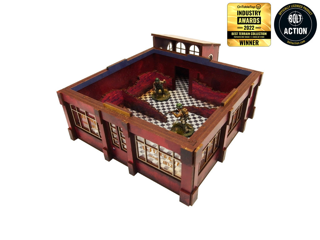 WW2 Normandy Restaurant Prepainted [28mm/1:56]