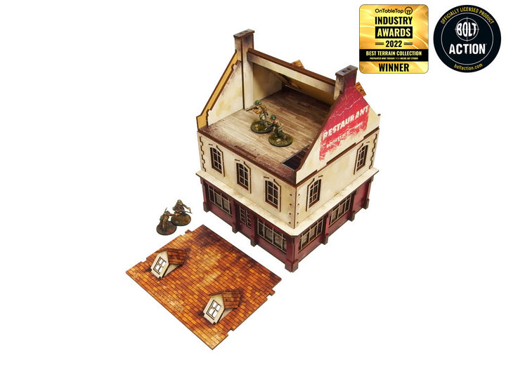 WW2 Normandy Restaurant Prepainted [28mm/1:56]
