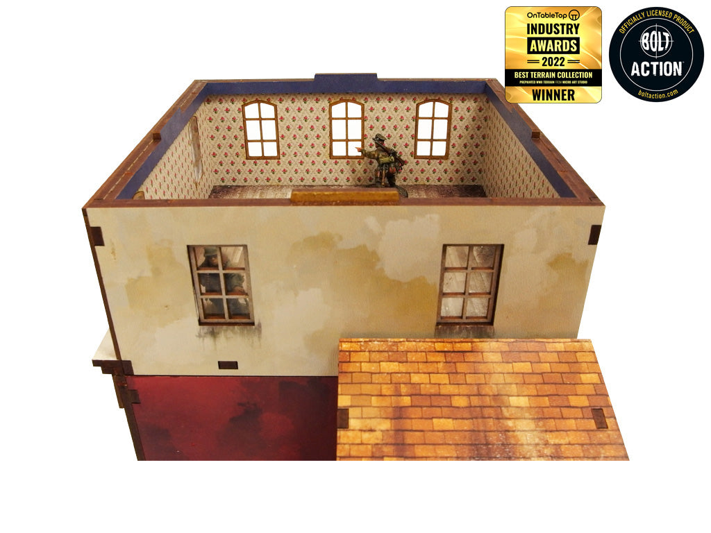 WW2 Normandy Restaurant Prepainted [28mm/1:56]