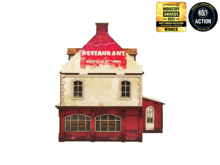 WW2 Normandy Restaurant Prepainted [28mm/1:56]