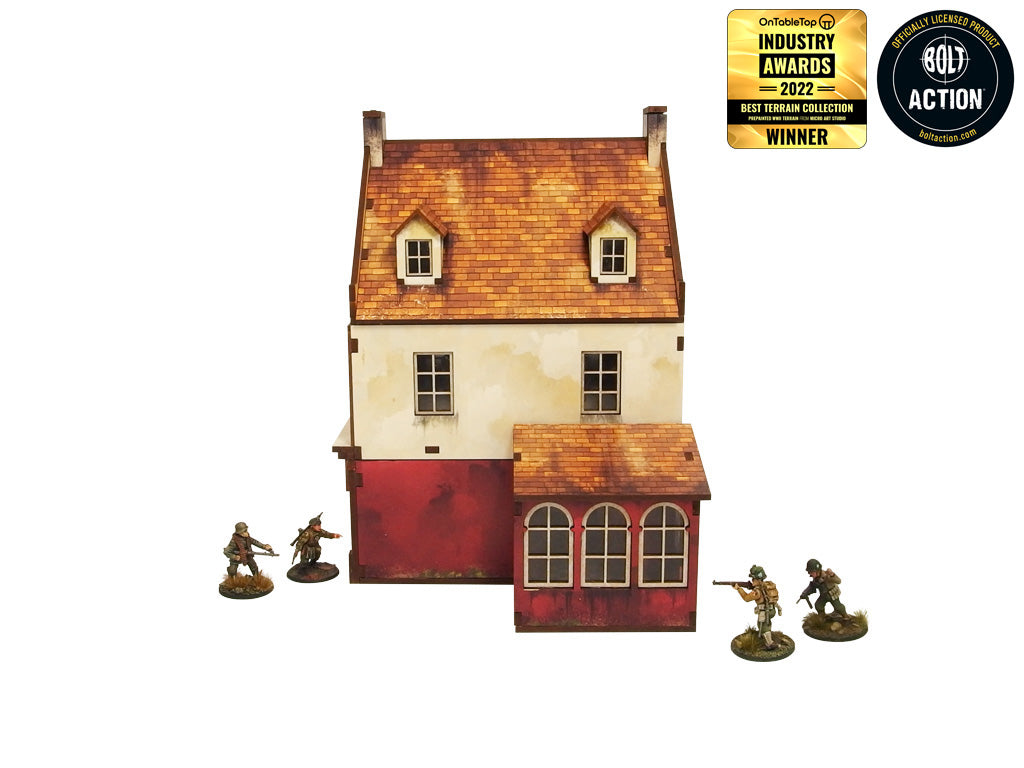 WW2 Normandy Restaurant Prepainted [28mm/1:56]