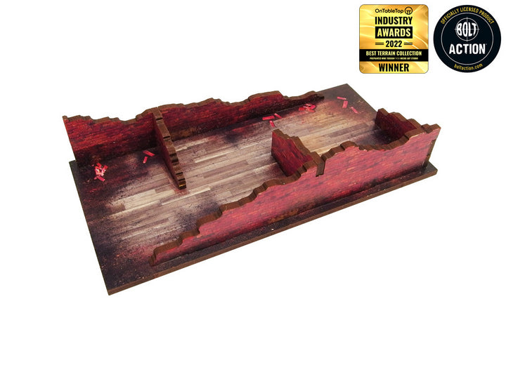 WW2 Normandy Townhouse 1 Prepainted [28mm/1:56]