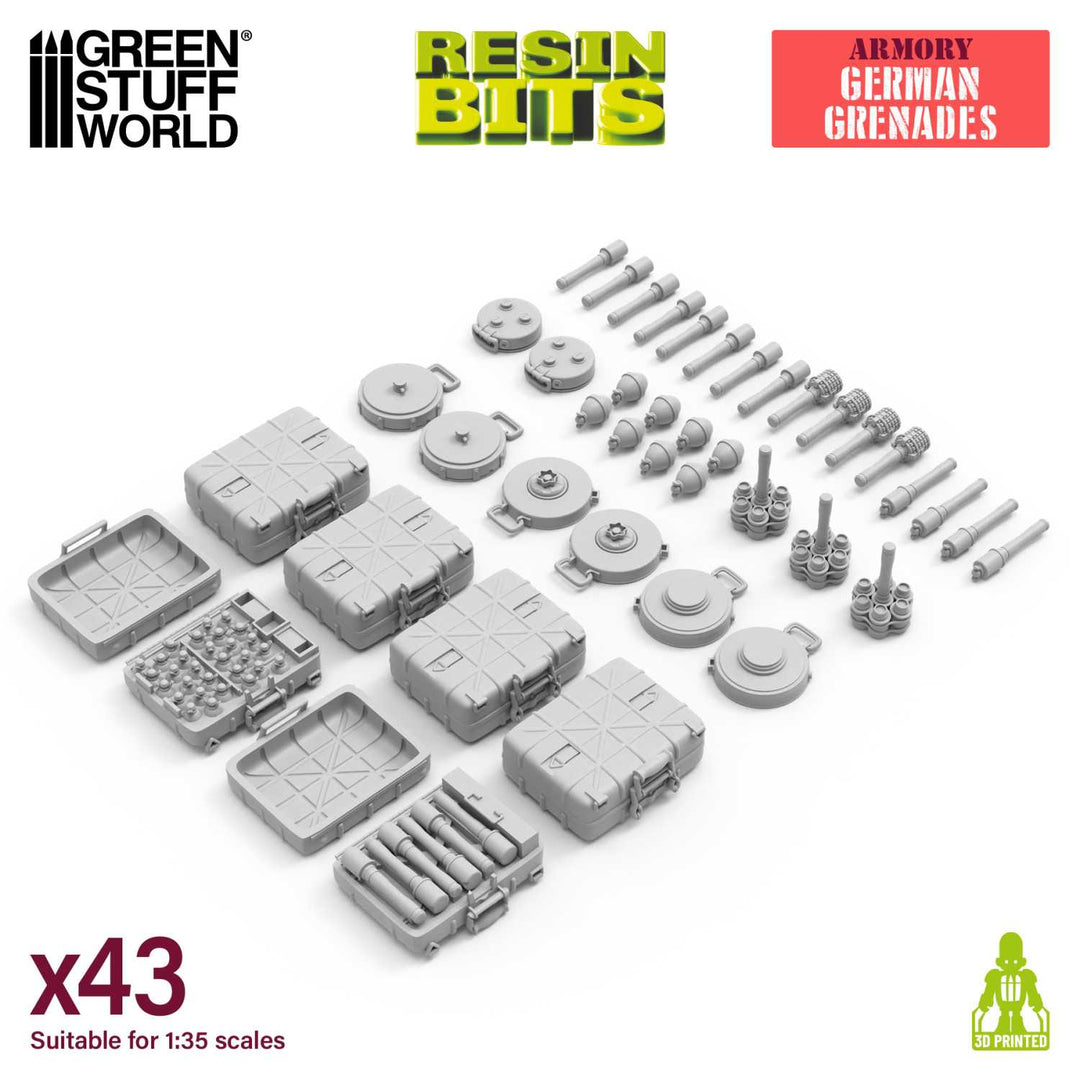 WWII German Grenades 1:35 (Green Stuff World)