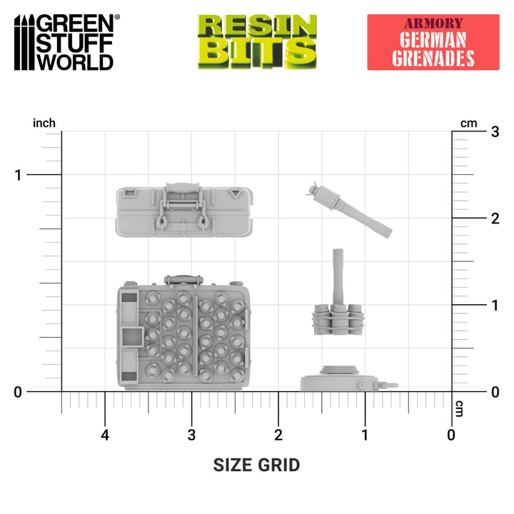 WWII German Grenades 1:35 (Green Stuff World)