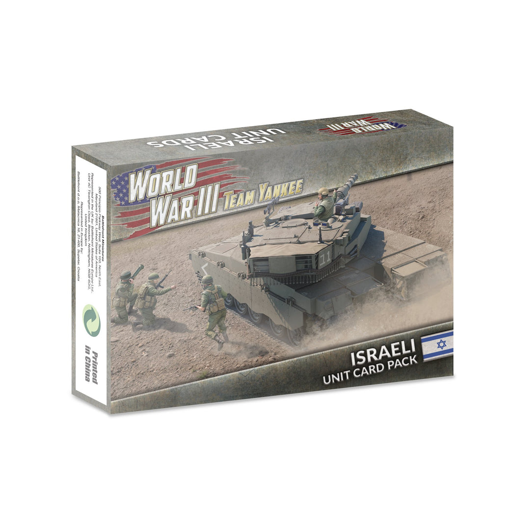 World War III: Team Yankee - Israeli IDF Unit Card Pack (x48 Cards) (WW3-10U)