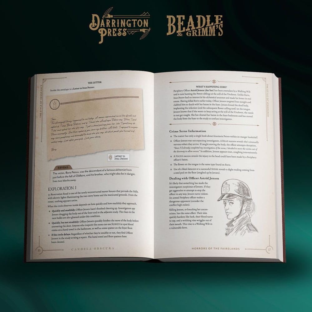 Candela Obscura Assignment Book Horrors of the Fairelands (Beadle & Grimms)
