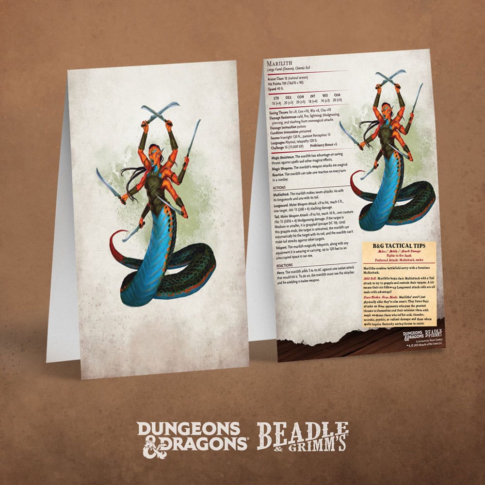 Dungeons & Dragons RPG Encounter Cards - Challenge Rating 7+: Pack 1