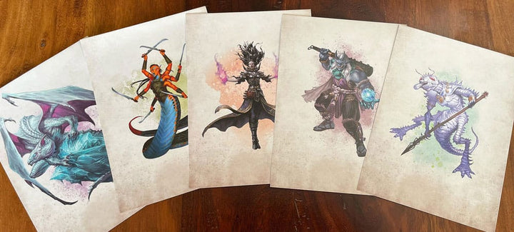 Dungeons & Dragons RPG Encounter Cards - Challenge Rating 7+: Pack 1